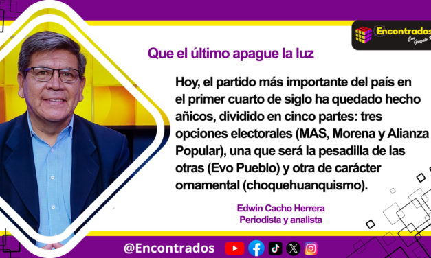 Que el último apague la luz