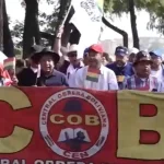 Gobierno y COB inician la marcha del 1 de mayo