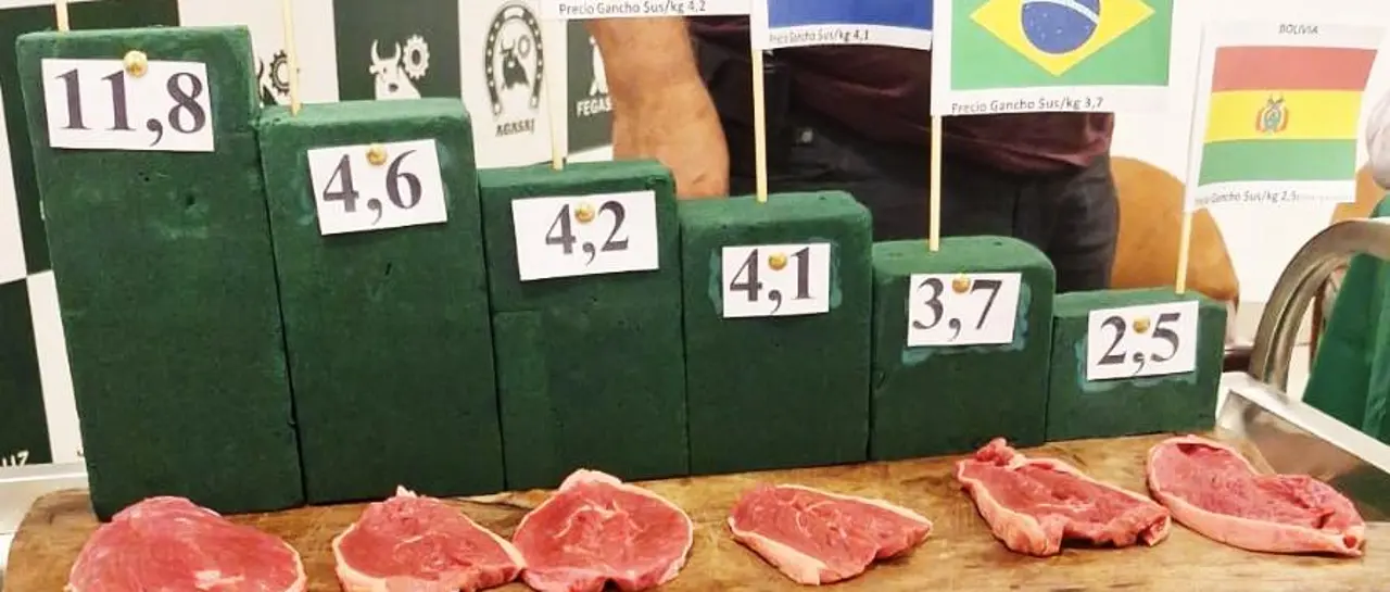 Ganaderos dicen que Bolivia tiene el precio más bajo de la carne lo que incentiva su contrabando
