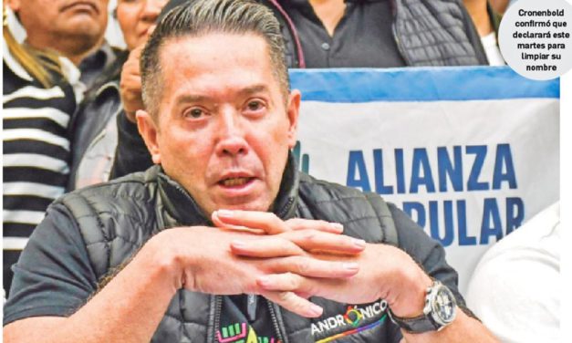 Fiscalía cita a Cronenbold por caso del narco ‘Tuta’