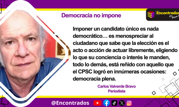 Democracia no impone