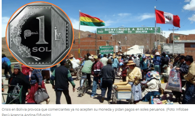 Crisis en Bolivia: comerciantes no aceptan su moneda por devaluación y exigen pago en soles en frontera con Perú