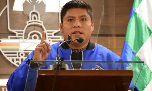 Loza confirma presencia de Morales en caravana, pero no revela ubicación por seguridad