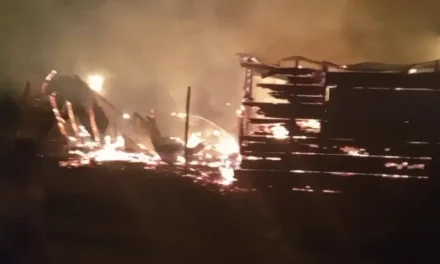 Incendio en San Julián destruye 20 casetas comerciales