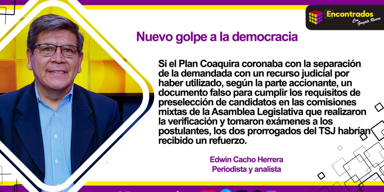 Nuevo golpe a la democracia