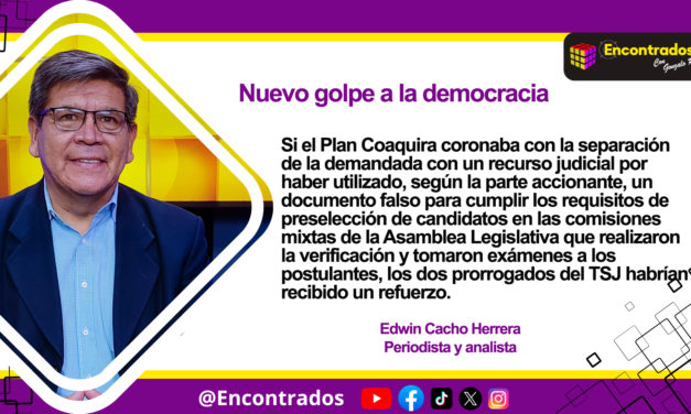 Nuevo golpe a la democracia