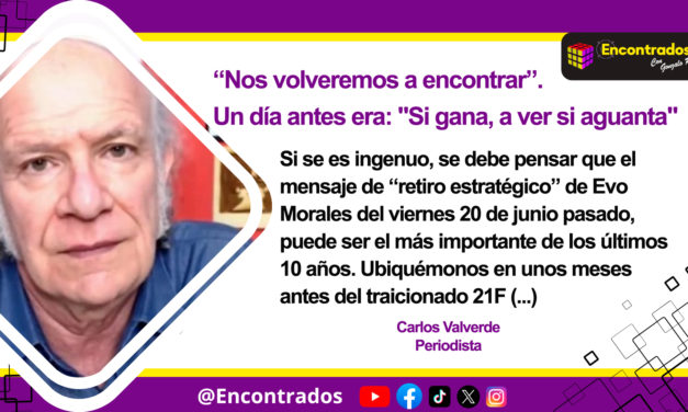 “Nos volveremos a encontrar”. Un día antes era: «Si gana, a ver si aguanta»