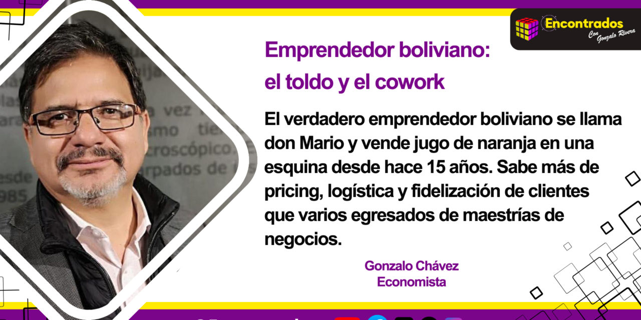 Emprendedor boliviano: el toldo y el cowork