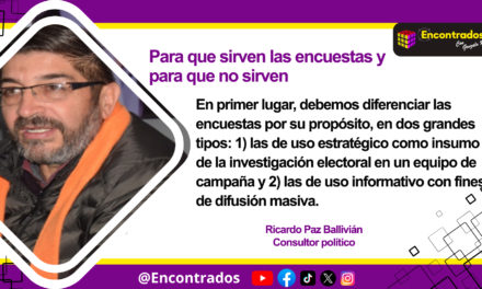 Para que sirven las encuestas y para que no sirven