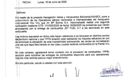 ¡ALERTA! SE ACABA LA GASOLINA DE AVIACIÓN