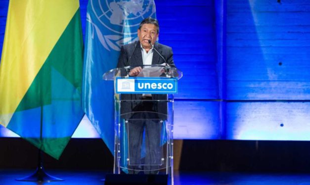 En París, Choquehuanca promueve ante la Unesco el Vivir Bien y el respeto por la Madre Tierra