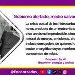 Gobierno alertado, medio salvado