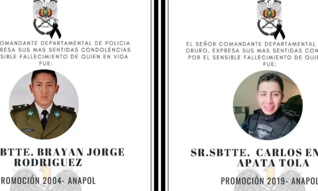 Dos policías muertos durante desbloqueo violento en Llallagua