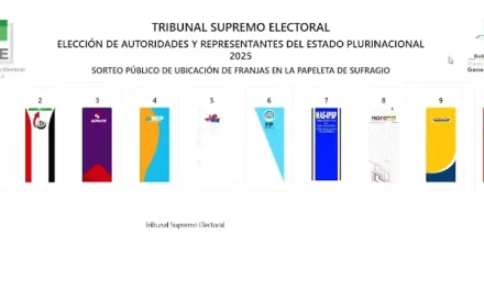 Así quedó sorteada la papeleta para las elecciones presidenciales 2025