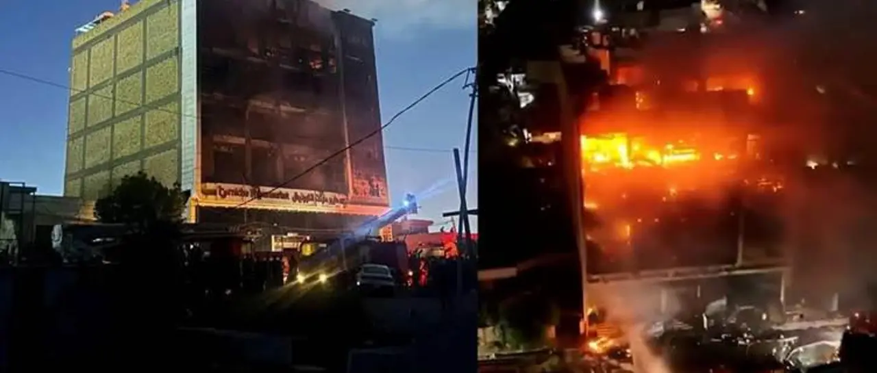 Más de 60 muertos tras incendio en centro comercial iraquí