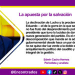 La apuesta por la salvación