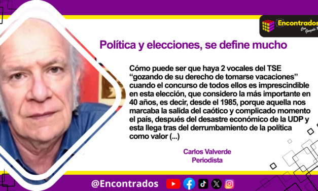 Política y elecciones, se define mucho