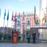 Con la iza de la bandera en Plaza Murillo, La Paz abre las Fiestas Julias por su gesta libertaria con esperanza de mejores días