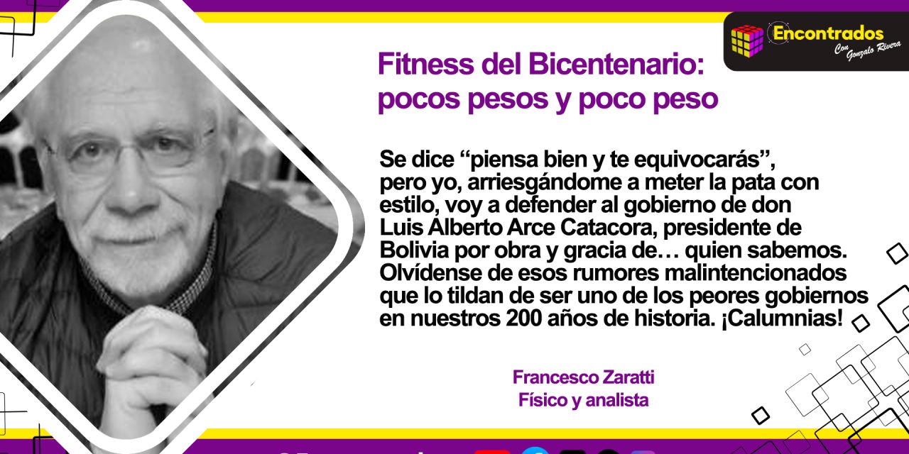 Fitness del Bicentenario: pocos pesos y poco peso