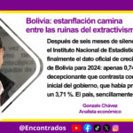 Bolivia: estanflación camina entre las ruinas del extractivismo