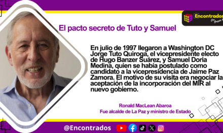 El pacto secreto de Tuto y Samuel