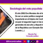 Sociología del voto populista