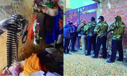 En Llallagua hallan armas y munición de guerra tras captura de 5 personas