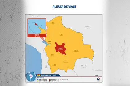 Corea del Sur pide a sus ciudadanos “abandonar” Cochabamba ante “protestas y crimen organizado”
