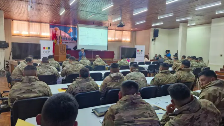 El Órgano Electoral capacita a militares y policías en cadena de custodia
