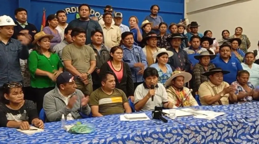 Evistas llaman a votar nulo y arremete contra Samuel: “No vamos a elegir a delincuentes”
