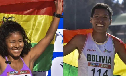 Lilian Mateo Torrez y David Ninavia ganaron el oro para Bolivia en Sudamericano Grand Prix clasificatorio al mundial