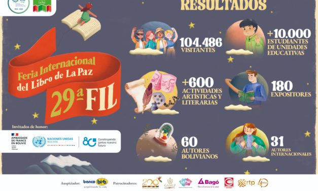 La Feria Internacional del Libro de La Paz recibió 104.486 visitantes en su Edición Bicentenario