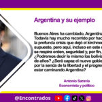 Argentina y su ejemplo