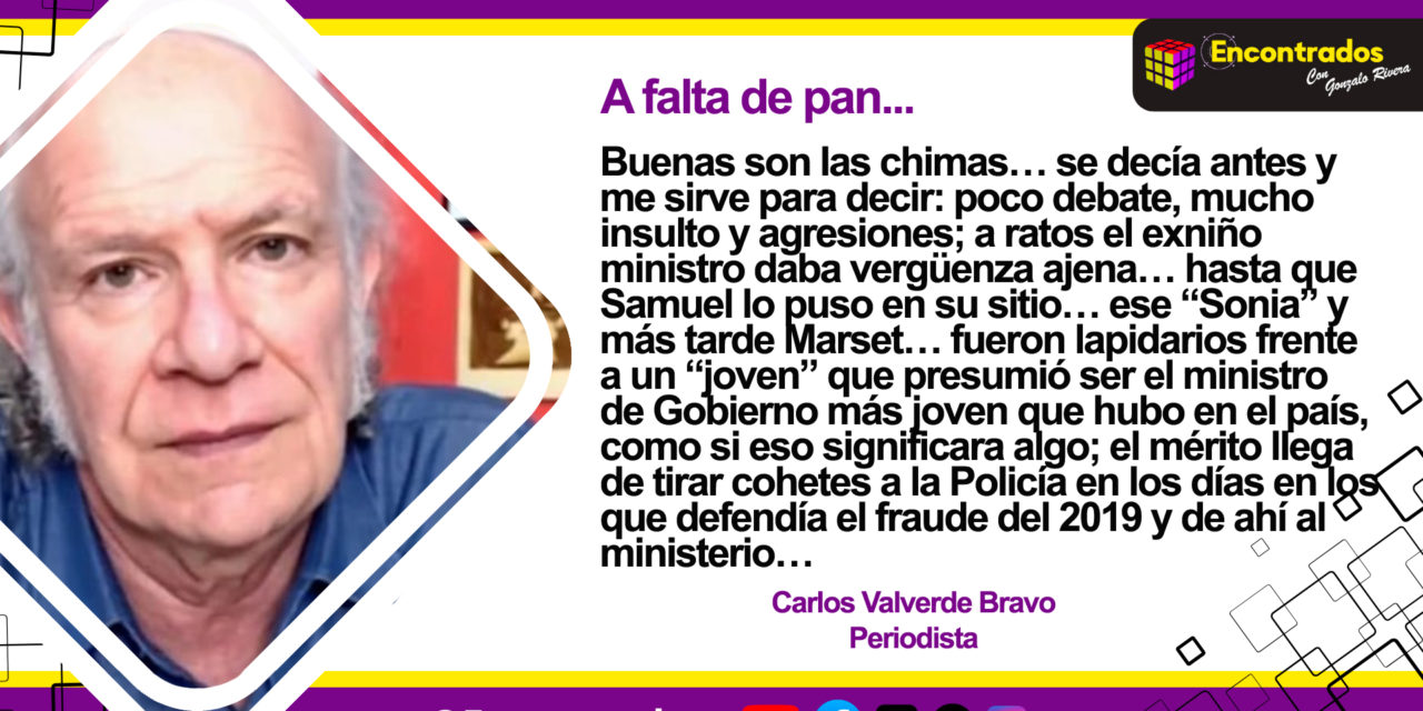 A falta de pan…