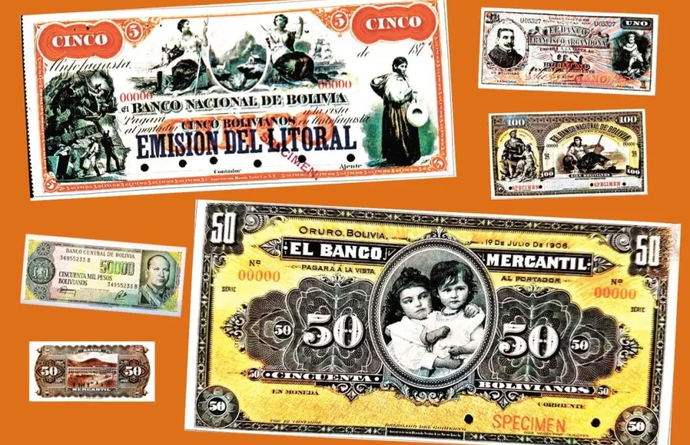 La era del billete en Bolivia comenzó con la banca privada y con firmas a mano en los cortes