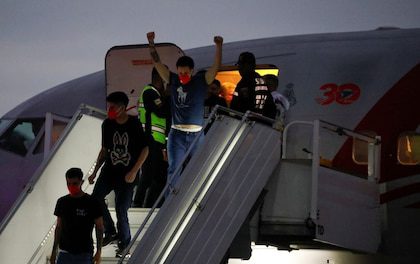 Un grupo de 200 migrantes llegó a Venezuela en un avión procedente de Texas