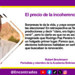 El precio de la incoherencia