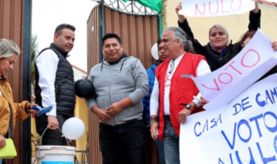 Evistas aseguran que el voto nulo ya supera a Tuto Quiroga