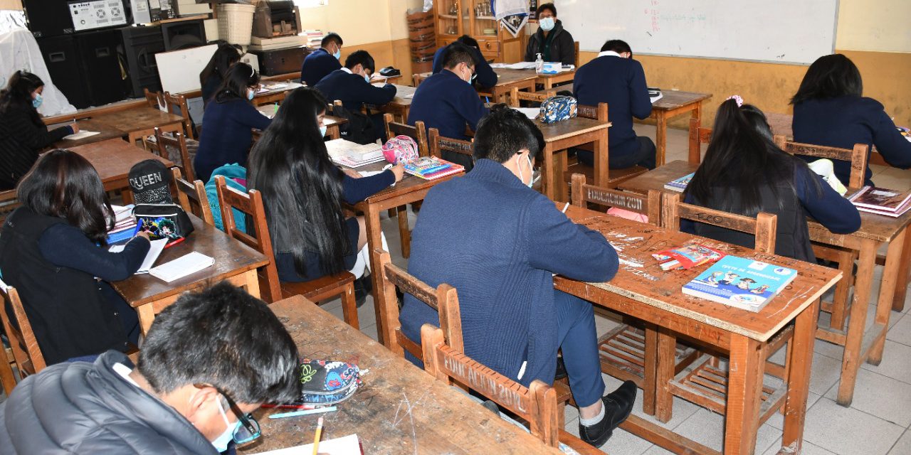 Anuncian retorno a las aulas en La Paz, El Alto y Potosí desde el viernes