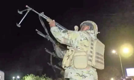 Salvas de fusilería de las Fuerzas Armadas por el Bicentenario de Bolivia