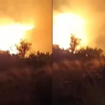 Incendio arrasa más de 30 hectáreas en Parque Tunari