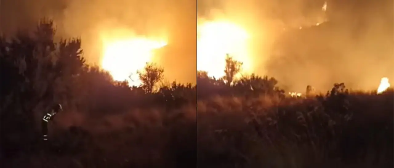 Incendio arrasa más de 30 hectáreas en Parque Tunari