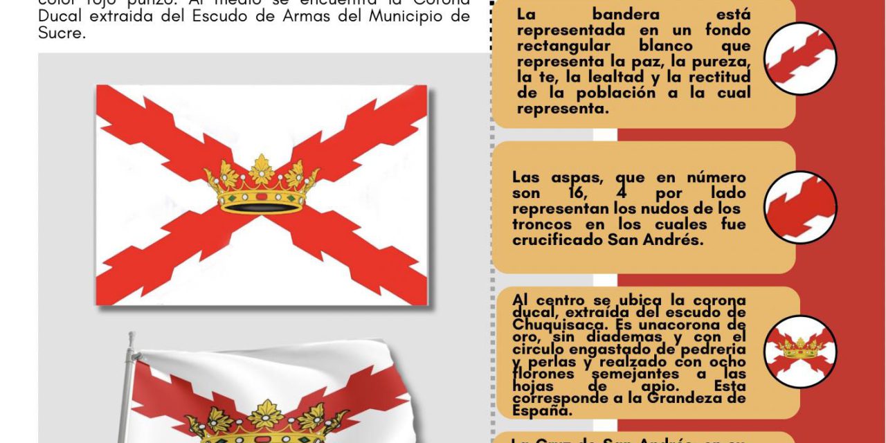 Sucre se engalana con embanderamiento oficial por sus 487 años de fundación