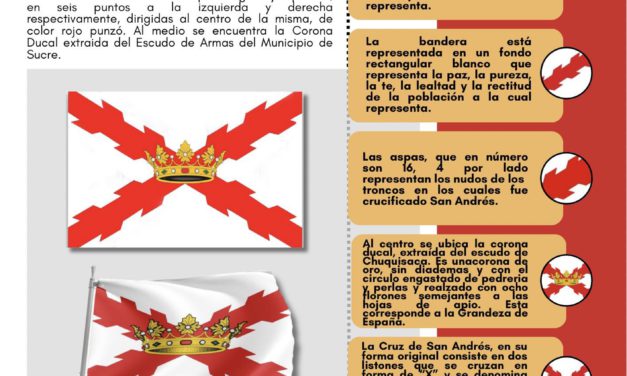 Sucre se engalana con embanderamiento oficial por sus 487 años de fundación