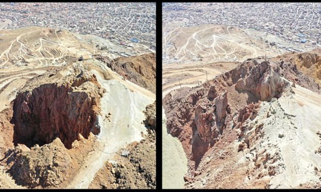 El deterioro del Cerro Rico de Potosí