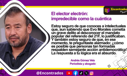 El elector electrón: impredecible como la cuántica