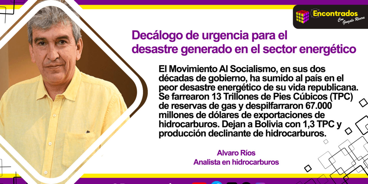 Decálogo de urgencia para el desastre generado en el sector energético