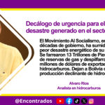 Decálogo de urgencia para el desastre generado en el sector energético