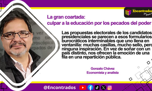La gran coartada: culpar a la educación por los pecados del poder