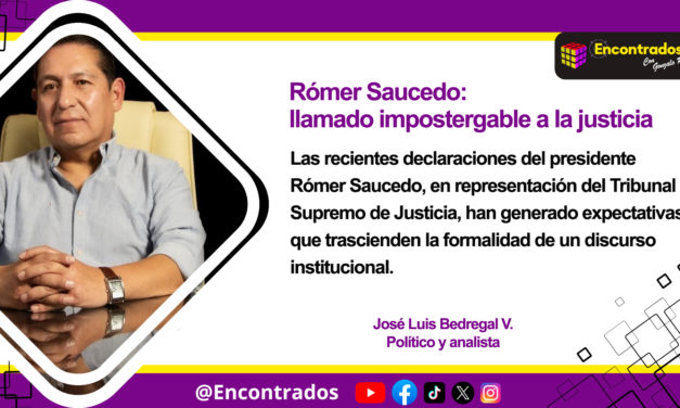 Romer Saucedo: Un llamado impostergable a la justicia